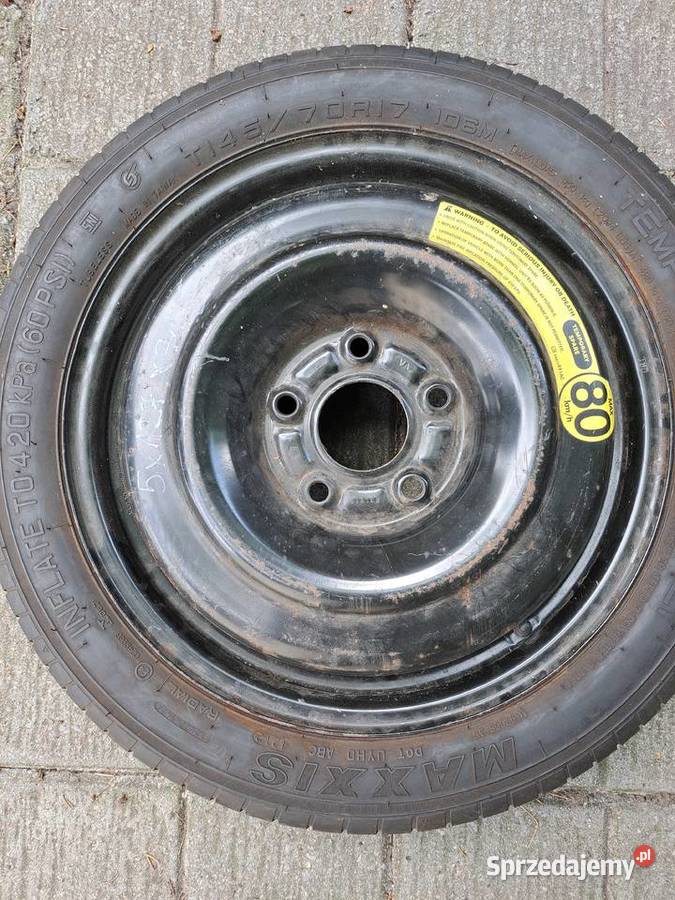 Koło dojazdowe T4570R17 PLYMOUTH śląskie Dąbrowa Górnicza sprzedam