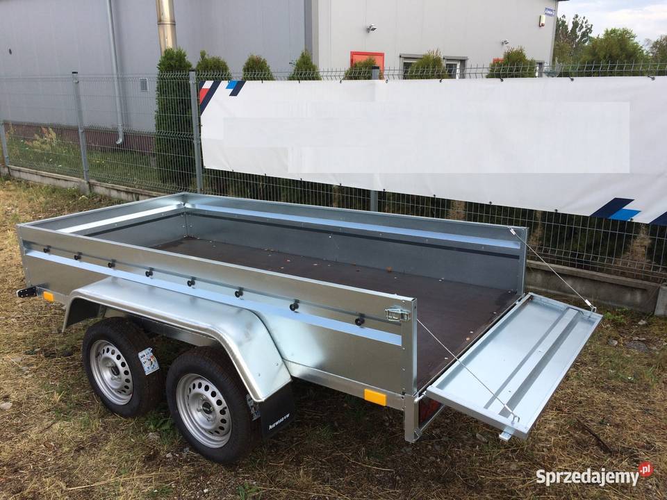 Przyczepka tandem przyczepa 2 osie BORO 270x126 Rok produkcji 2020 Piła
