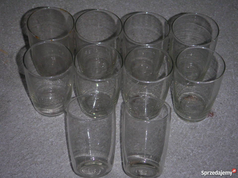 Stare szklanki do herbaty kawy prl Nowe Ceramika i szkło Augustów