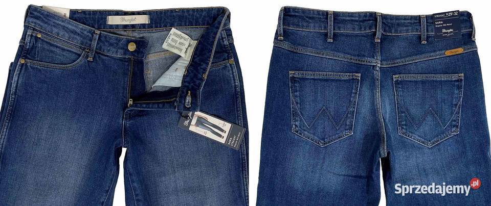 Spodnie damskie Wrangler Sara Meadow Blue W27 Pisz