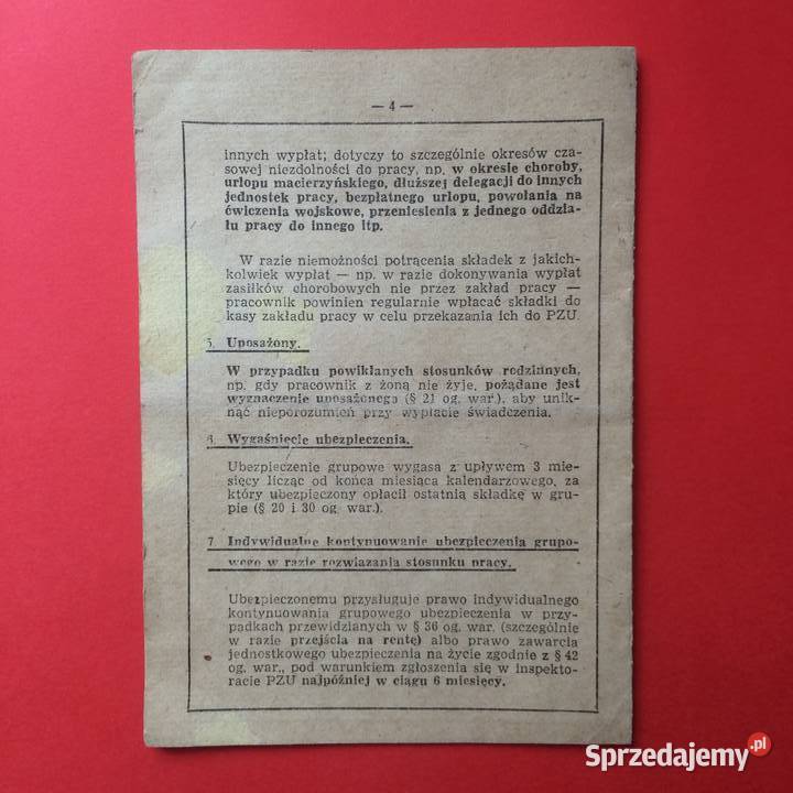 1714 Legitymacja Ubezpieczeniowa Roszak Szczecin