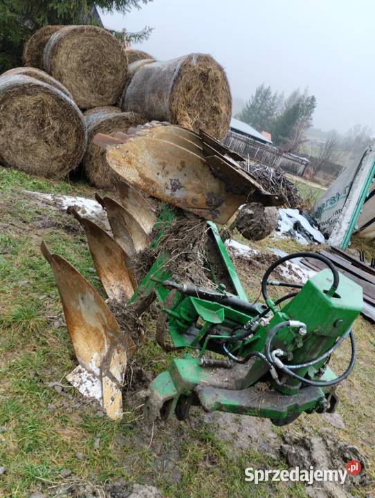 Pług 4 skib obrotowy nowe elementy nieuszkodzony lubelskie Zamość