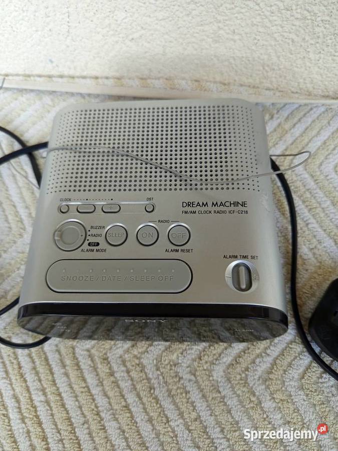 Radiobudzik firmowy Sony ICF C218 Radio AMFM Elektronika Warszawa