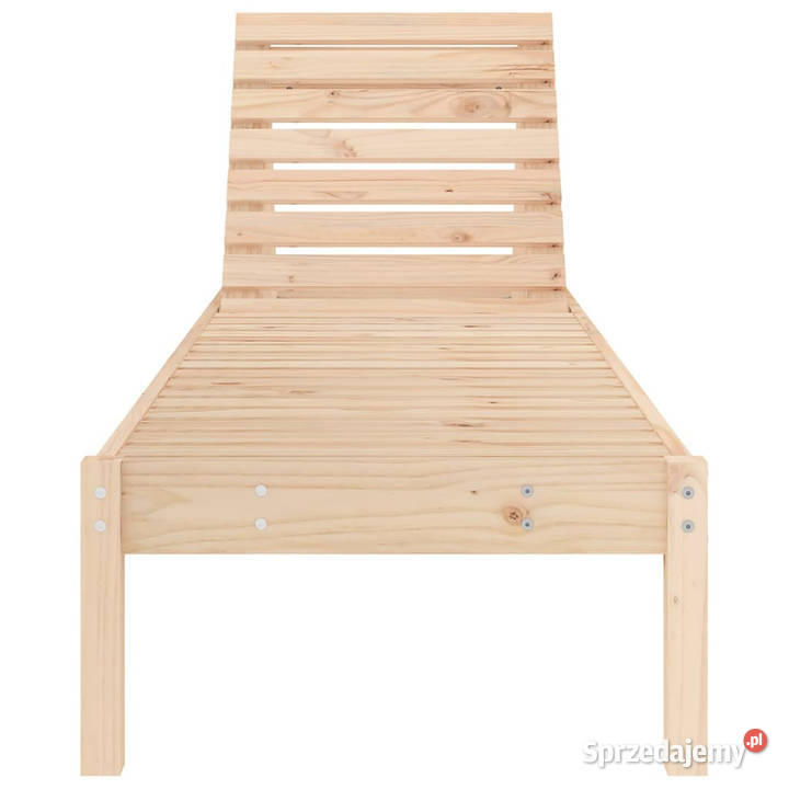 Leżak 1995x60x74 drewno sosnowe WM825065 Warszawa