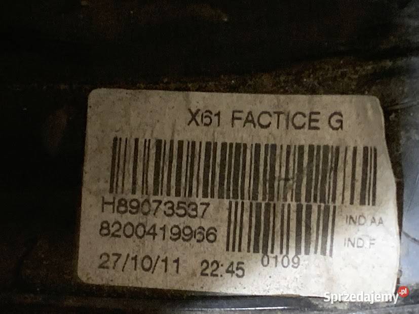 Lampa lewa tylna RENAULT KANGOO II III EUROPA