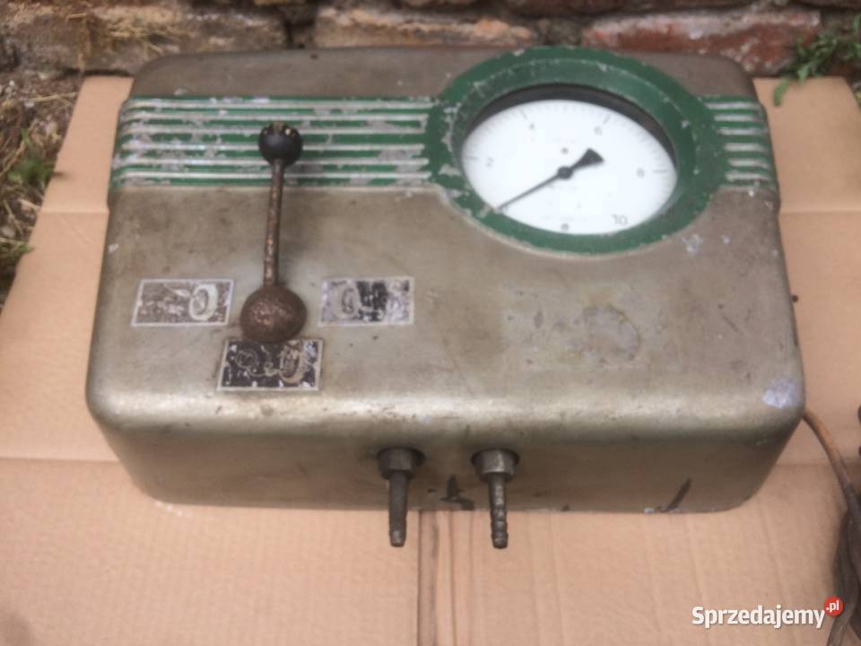 Aparat do Pompowania Opon PRL Stacja Kutno