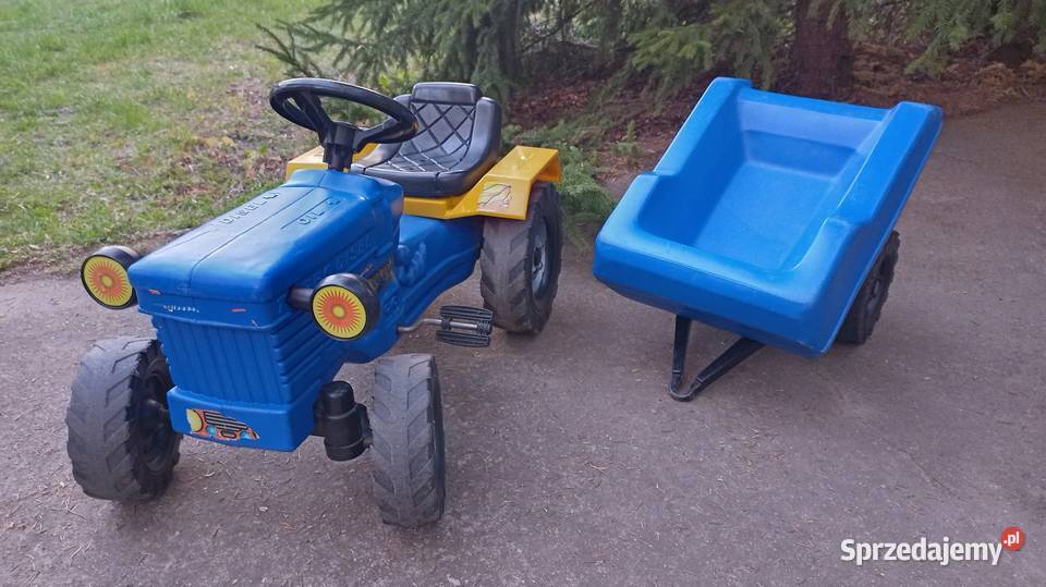 Traktorek jeździk na pedały z przyczepą wielkopolskie Tarnowo Podgórne