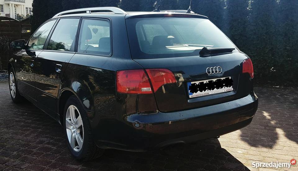 AUDI A4 B7 czarne kombi czujnik parkowania pomorskie Chojnice