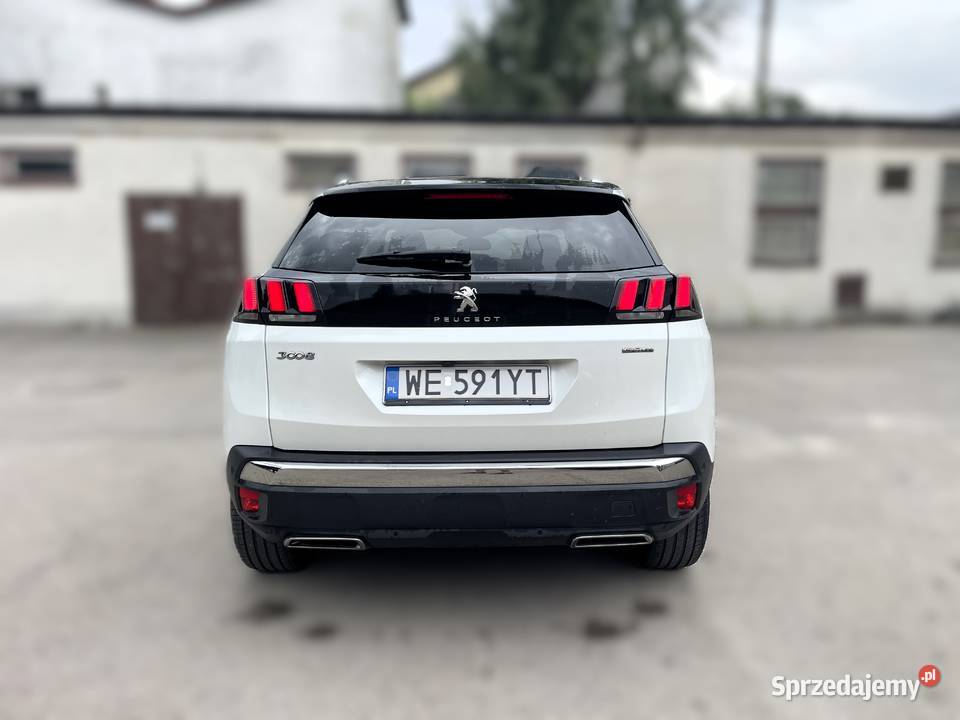 Peugeot 3008GTLine 2020r 16 180 Benzyna Automat czujnik martwego pola Lubartów