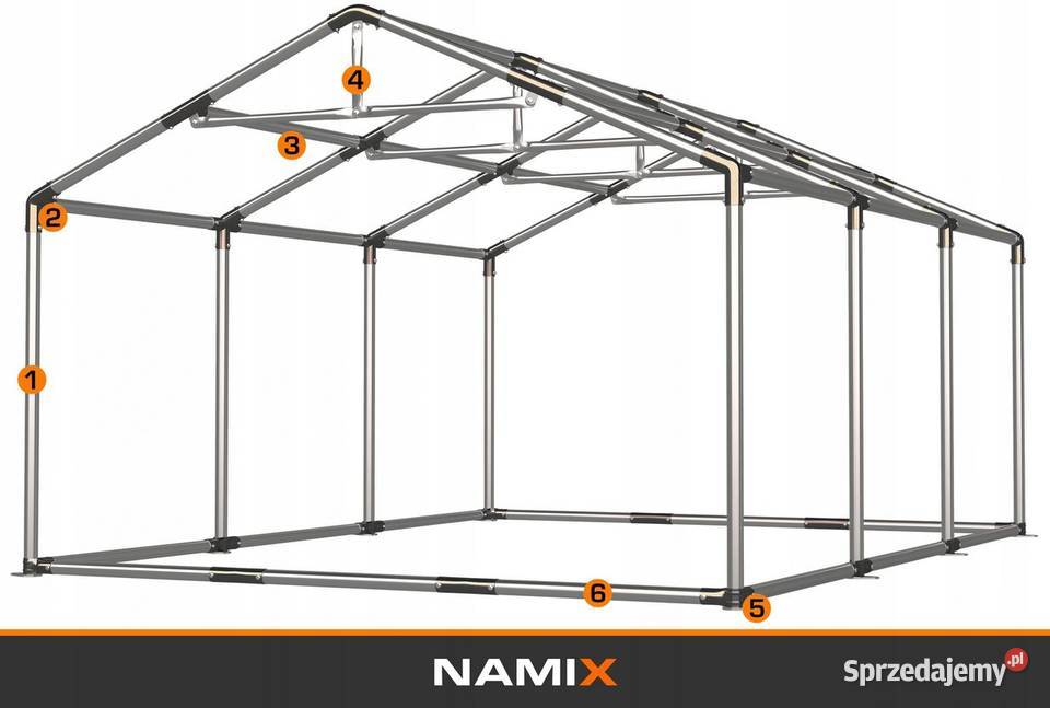 Namiot GRAND 6x6 ogrodowy imprezowy garaż Jabłonna sprzedam