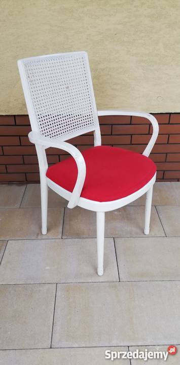 Krzesło THONET oryginalne gięte białe fotel