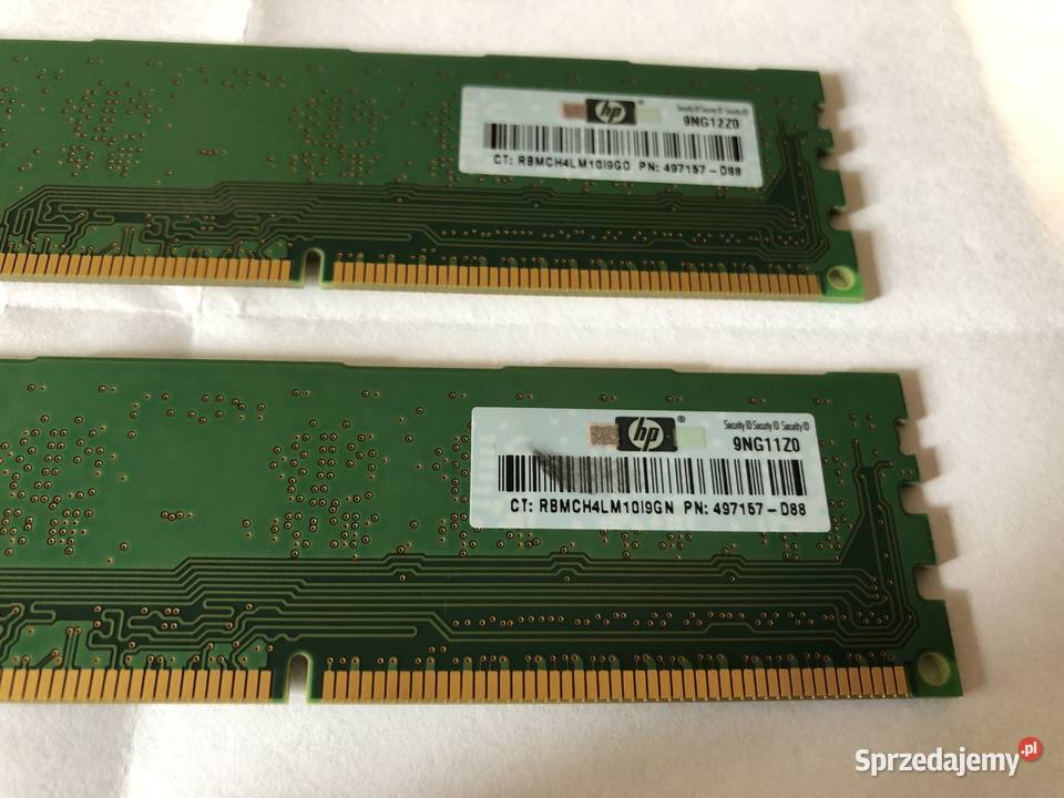 Pamięć Micron Technology 2 x 2GB DDR 3 PC3 Pojemność 2GB Tychy