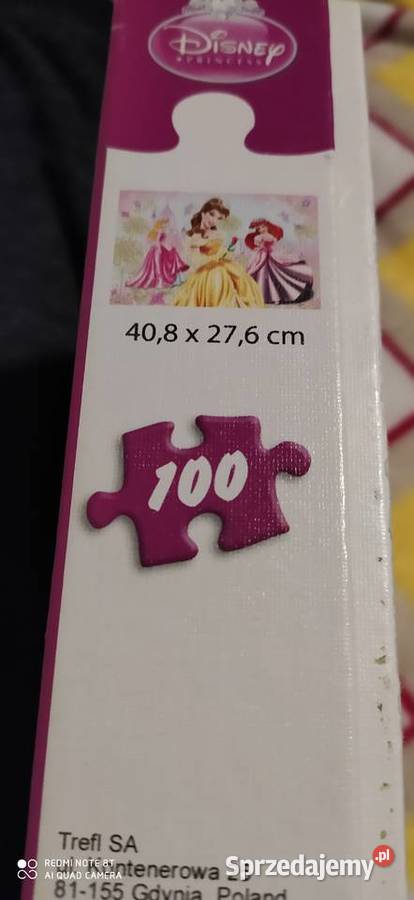 puzzle księżniczki Bella Disney 100 elementów wielkopolskie Poznań