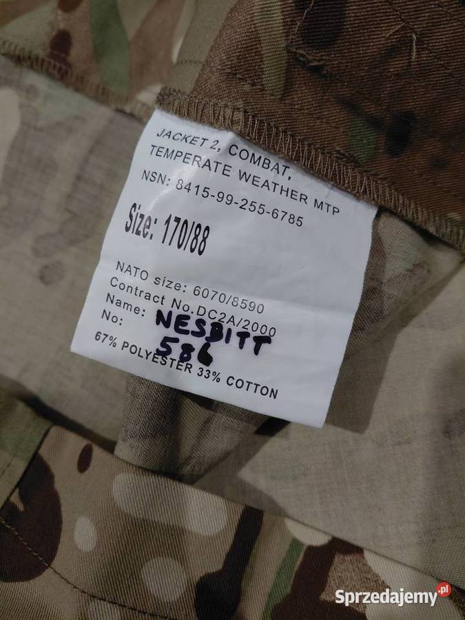 Mundur temperate MTP x small Militaria dolnośląskie Wrocław