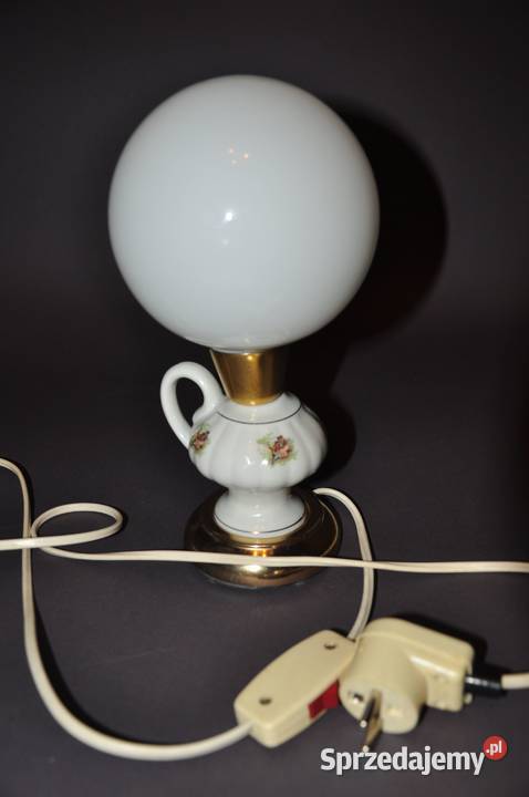 Lampka z serii Telimena z kloszem kulą Gdańsk