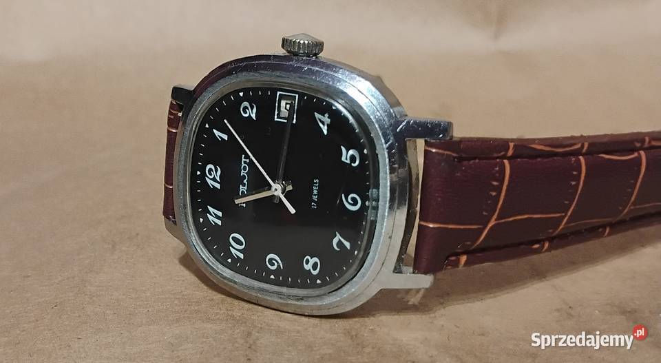 Zegarek Męski Poljot 17 JEWELS 26142H czarny Męskie Opole