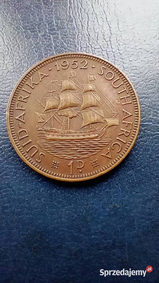 Stare monety 1 cent 1952 Afryka Południowa sprzedam