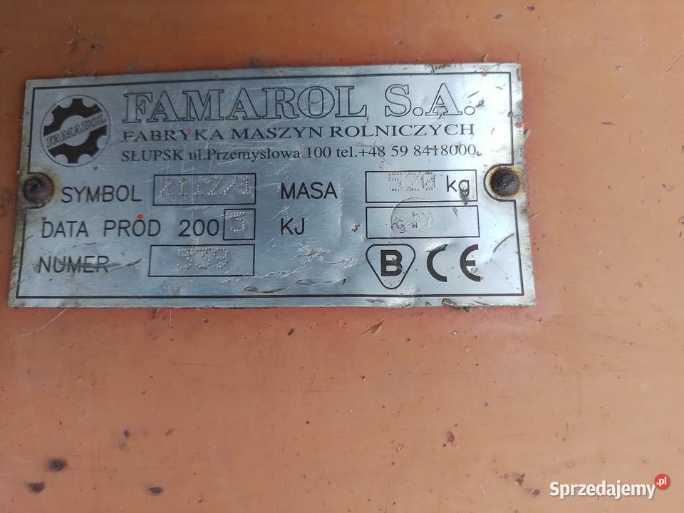 Kosiarka FAMAROL 210m SaMasz nieuszkodzony Przasnysz