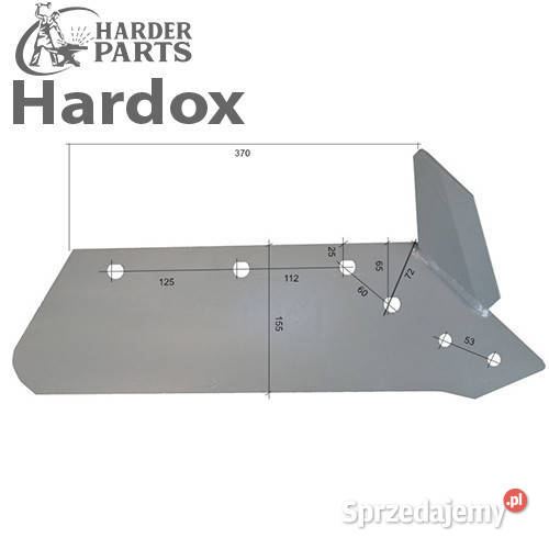 Lemiesz 300hektarów HARDOX 583890P części do Części zamienne Suwałki