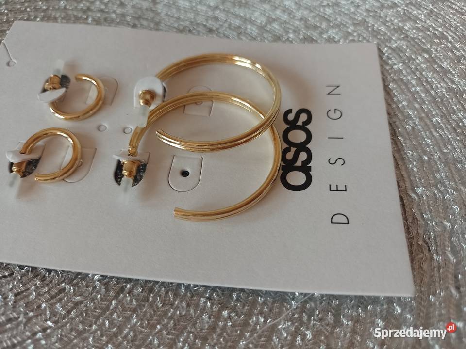 ASOS Zestaw kolczyków Kolczyki koła z Londynu Dla kobiet Kraków
