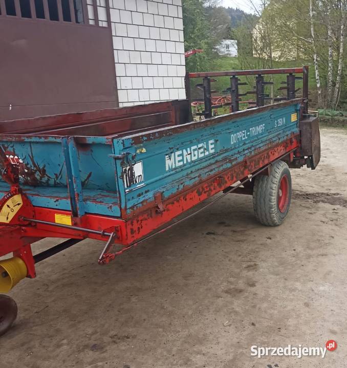 Rozrzutnik obornika Mengele Trumpf S 350 N Pisarzowa