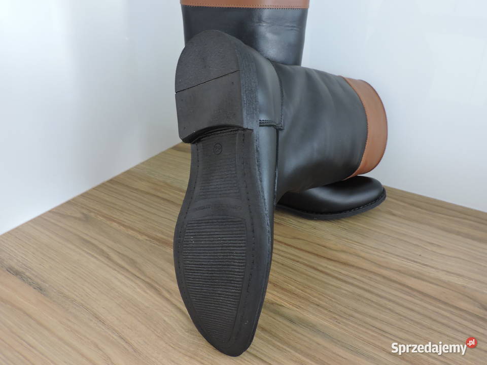 Oficerek skórzany czarnybrąz 27cm