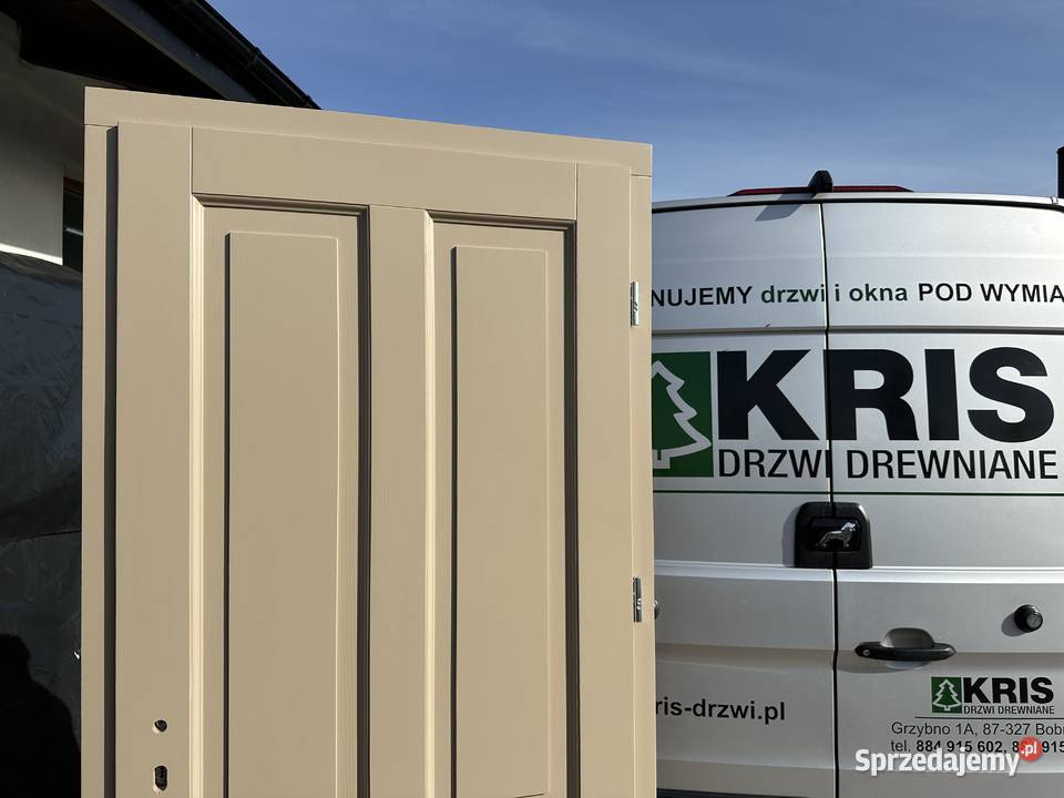 Drzwi wewnętrzne drewniane AMERYKAŃSKIE BEŻOWE Kraków