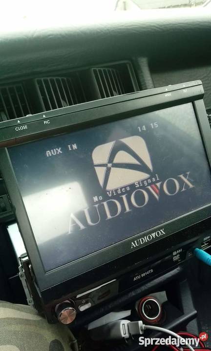 Audiovox ATU 9914TS 2 din Ekran Radio Pod