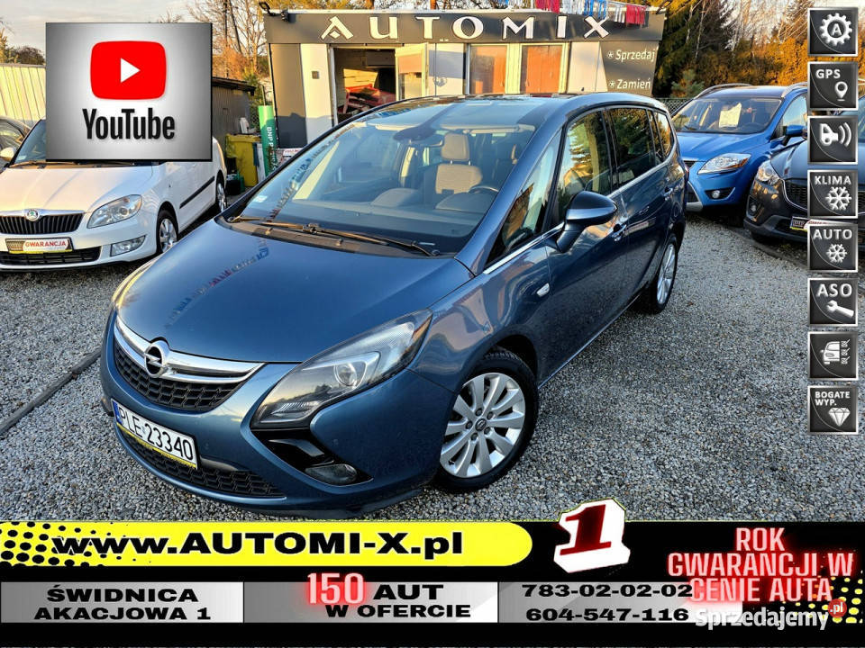 Opel Zafira 20D 165 l Cosmo l Gwarancja w auta tempomat Świdnica sprzedam
