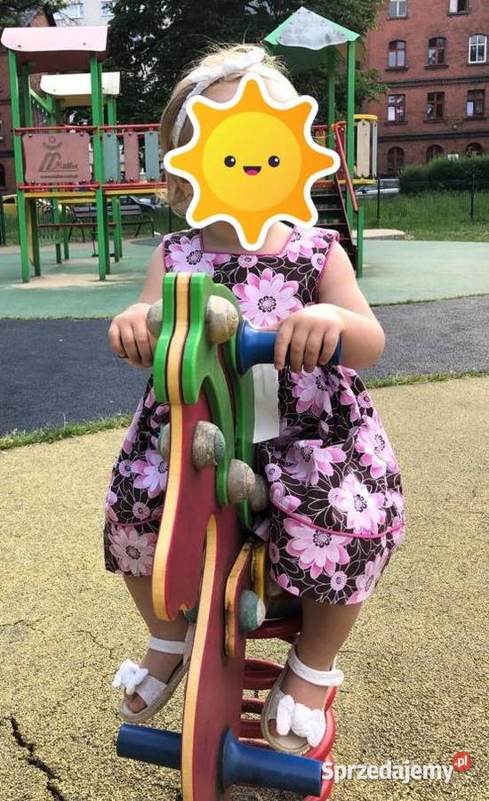 Sukienka kwiaty okazje imprezy okolicznościowe śląskie Katowice sprzedam