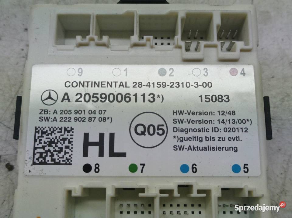 MODUŁ DRZWI LEWY TYŁ A2059006113 MercedesBenz świętokrzyskie sprzedam