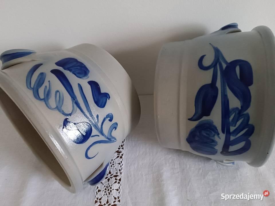 Duże ceramiczne stylowe garnki Gorlice sprzedam