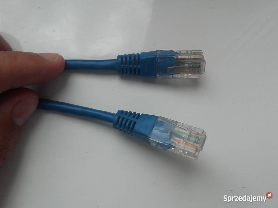 Kabel LAN RJ45 300 niebieski patch cord 5e UTP kable i wtyczki Bydgoszcz