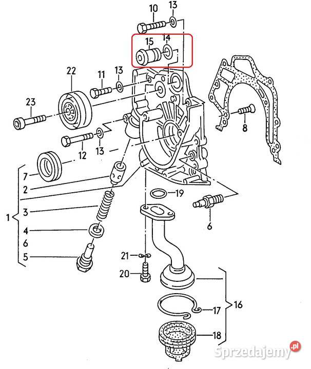 Audi 80 B4 28 Coupe Cabrio Śruba zaślepiająca Dębica