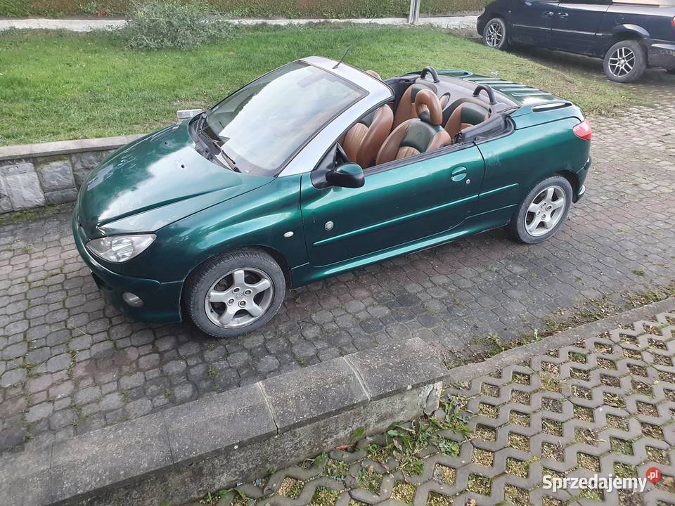 Peugeot 206 20 Kabriolet Limited Roland Garros klimatyzacja Limanowa