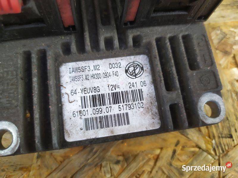 STEROWNIK SILNIKA KOMPUTER WTYCZKI FIAT GRANDE Gliwice