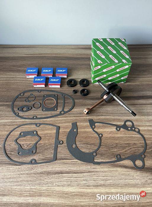 NOWY KOMPLETNY WAŁ KORBOWY DUELLS ŁOŻYSKA Bielsko-Biała