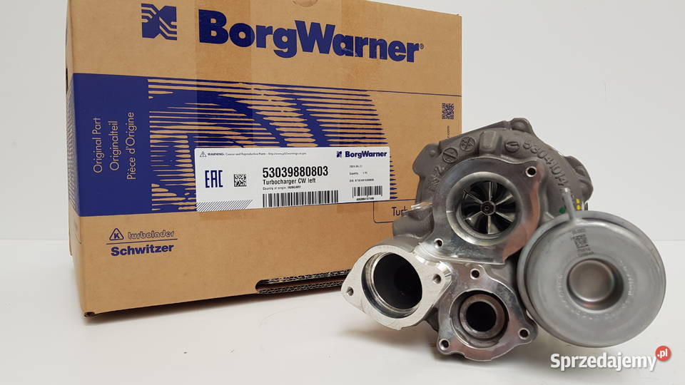 Nowa turbosprężarka BorgWarner KKK 53039880803 Siedlce