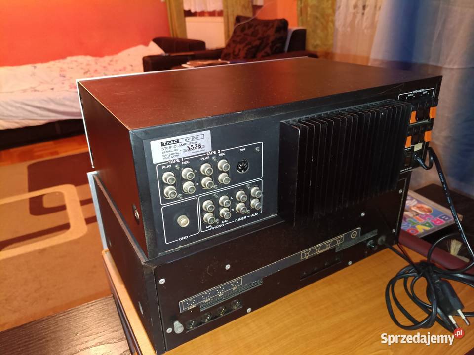 Piękny klasyk Wzmacniacz Vintage TEAC Wzmacniacze i pokrewne Chorzelów