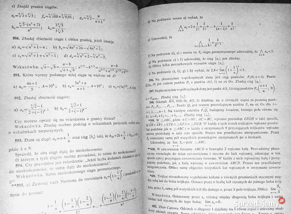 Algebra Zbiór zadań z matematyki elementarnej A Chełm