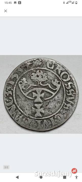 Grosz Zygmunt I Stary Gdańsk 1534 podkarpackie Nisko