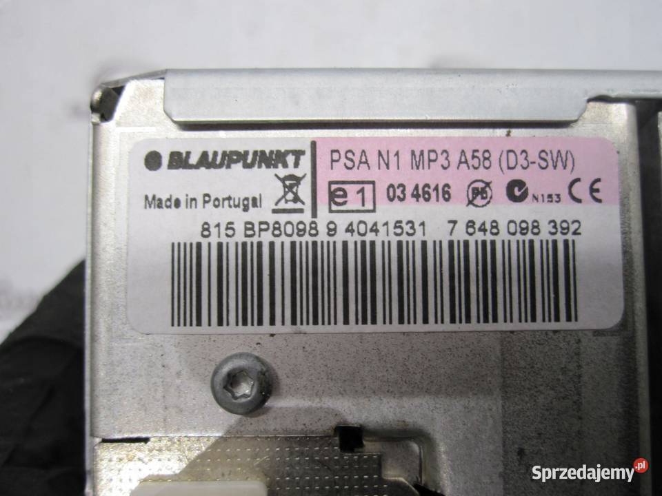 CITROEN C3 PICASSO 10r radio CD 966591897701