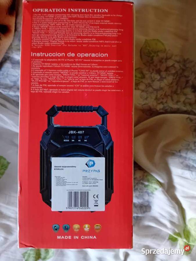 Głośnik Bluetooth przenośny Mińsk Mazowiecki sprzedam