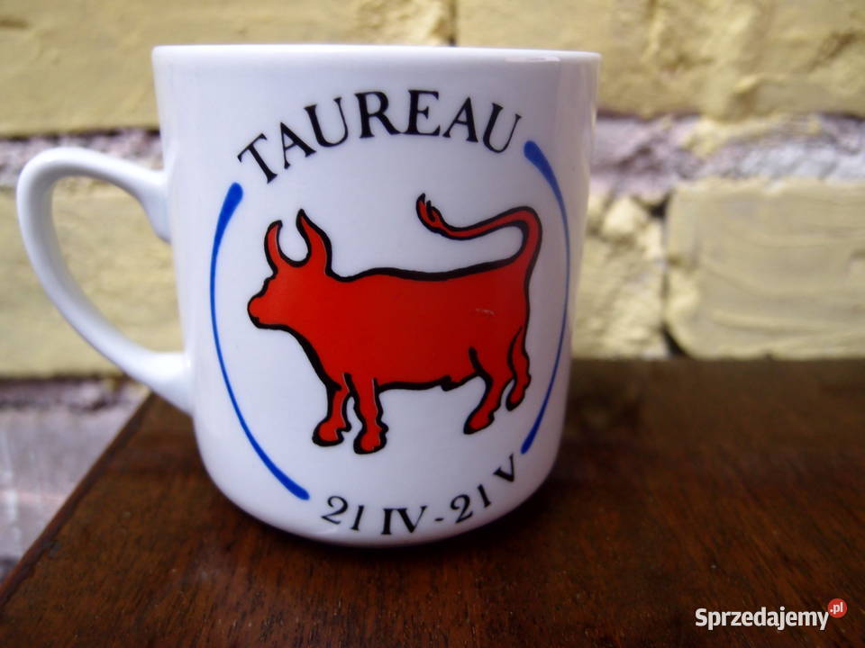 Kubki porcelanowe Lubiana znaki zodiaku Byk
