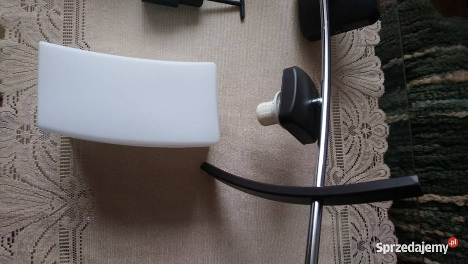 Kinkiet podwójny 58 czerń i biel Dwie żarówki