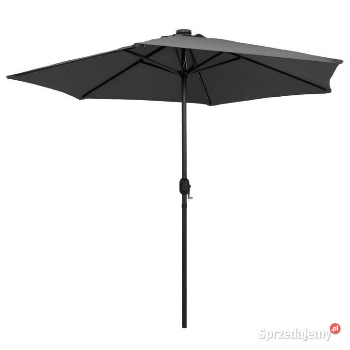 Parasol ogrodowy z LED i aluminiowym słupkiem Warszawa