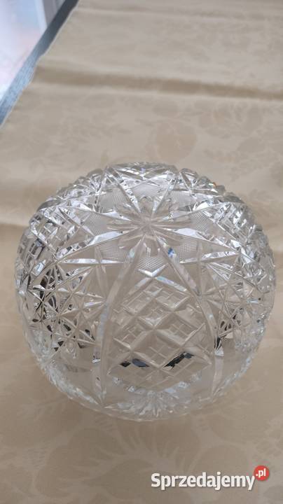 Piękna misa salaterka kryształowa szlif