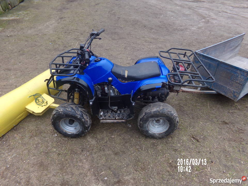 sprzedam quad atv 110 pług przyczepka Święte Laski