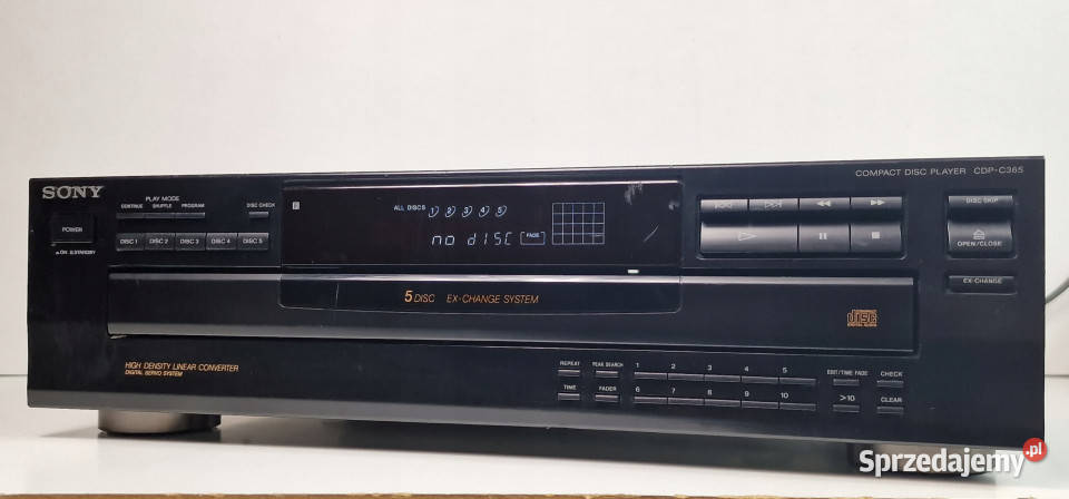 SONY odtwarzacz CD player CDP C 365 CDPC365