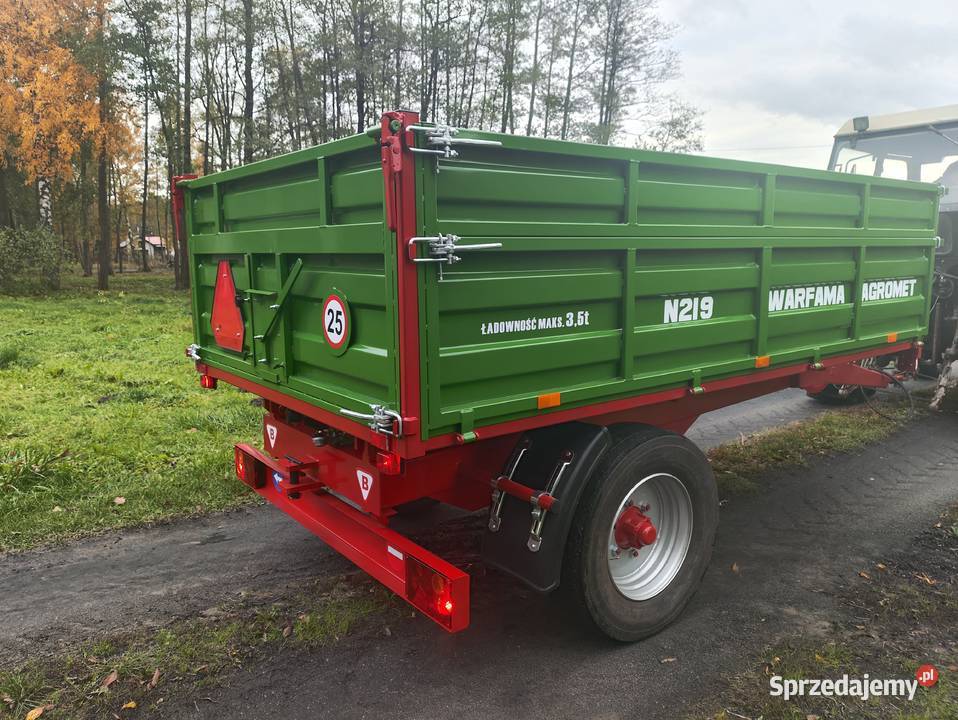 Wywrotka jednoosiowa przyczepa rolnicza Sokołów Podlaski sprzedam